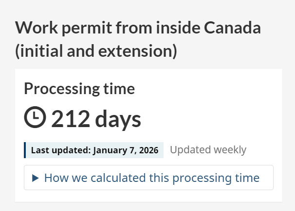 加拿大签证丨2025.1.7 更新！加拿大各类签证审理时间汇总