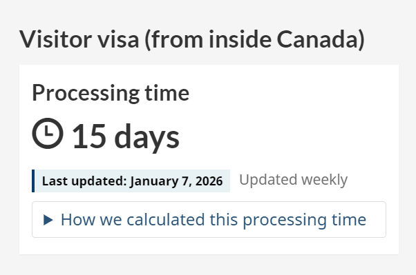 加拿大签证丨2025.1.7 更新！加拿大各类签证审理时间汇总